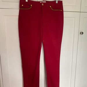 Slim JUICY COUTURE pants with POCKETS and gold detail. Size 4